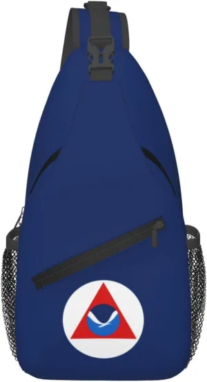NOAA Flag Crossbody Bags For Women Men Chest Backpack Gym Shoulder Bag Travel Outdoor Sports Casual Crossbody Bags
