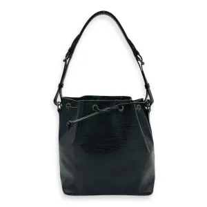 Noe Bucket Bag Black in Epi Leather, Gold hardware