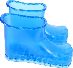 NOLITOY 1 Pair Soaking Shoes Toilet Cover Seat Cushion Mini Chair Doll House Hollow Accessories Mini Table Legs Coffee Table Leg Doll House Homemade Mold Single Seat Cushions Sky-Blue