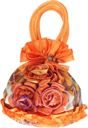 NOLITOY Lace Women's Bag Floral Cloth Evening Bag Handbag for Women Elegant Phone Purse for Special Occasions