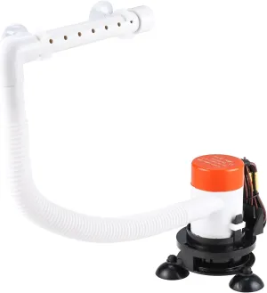 NovelBee Portable 12v Livewell Aeration Pump System Kit,350GPH Pump Aerator for Boats Coolers Buckets Ice Chest