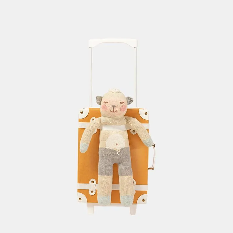 Olli Ella See-ya Suitcase - Apricot
