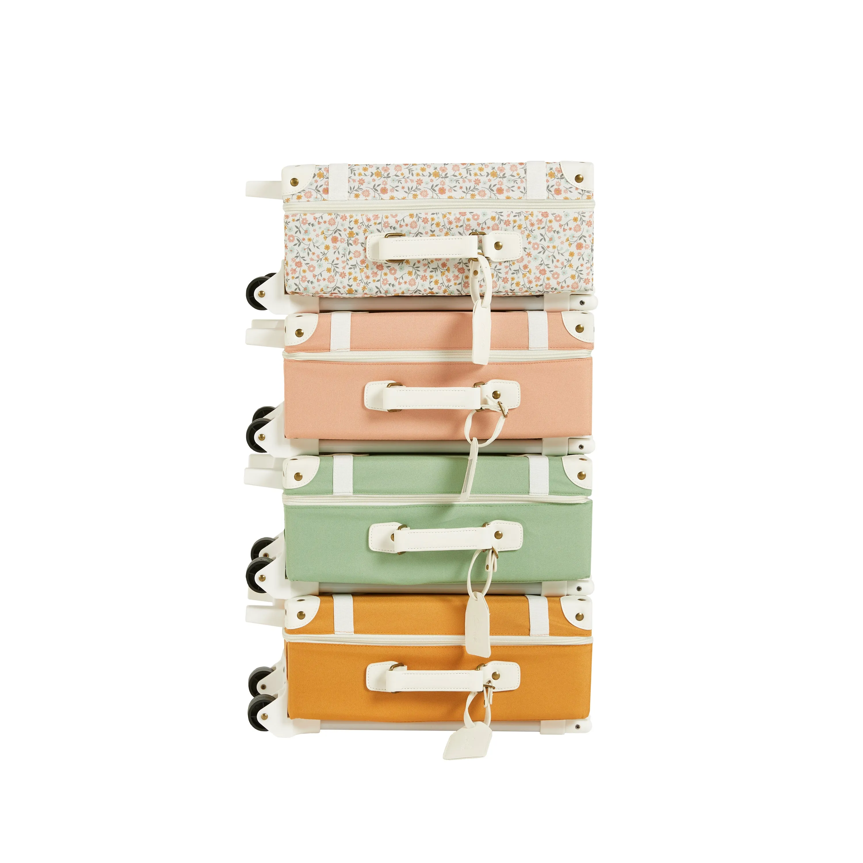 Olli Ella See-ya Suitcase - Apricot