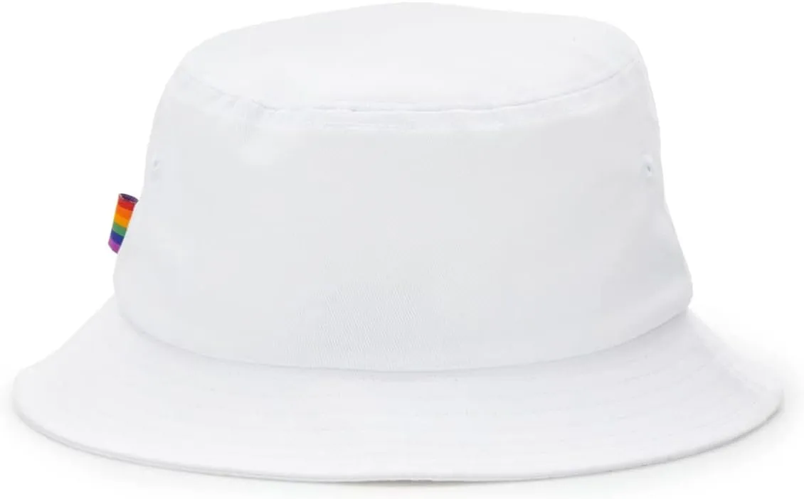 Original Penguin Rainbow Logo Cotton Twill Bucket Hat