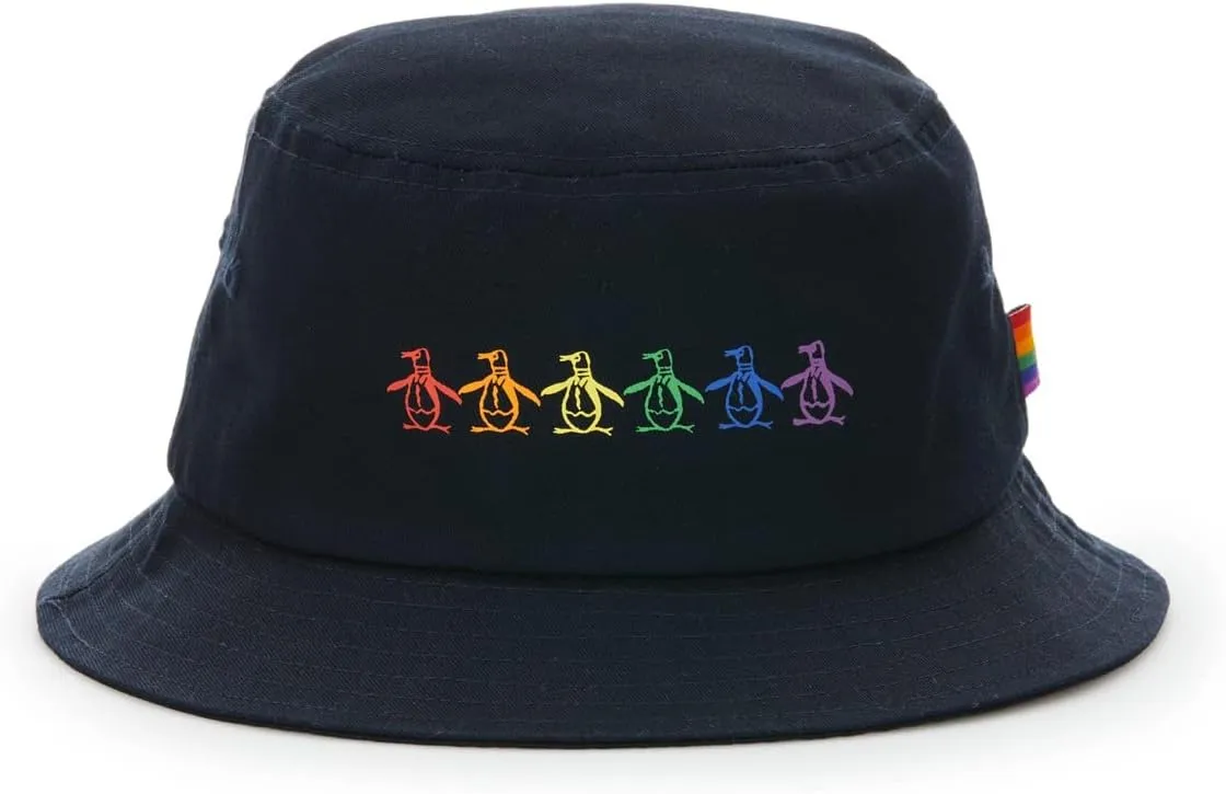 Original Penguin Rainbow Logo Cotton Twill Bucket Hat
