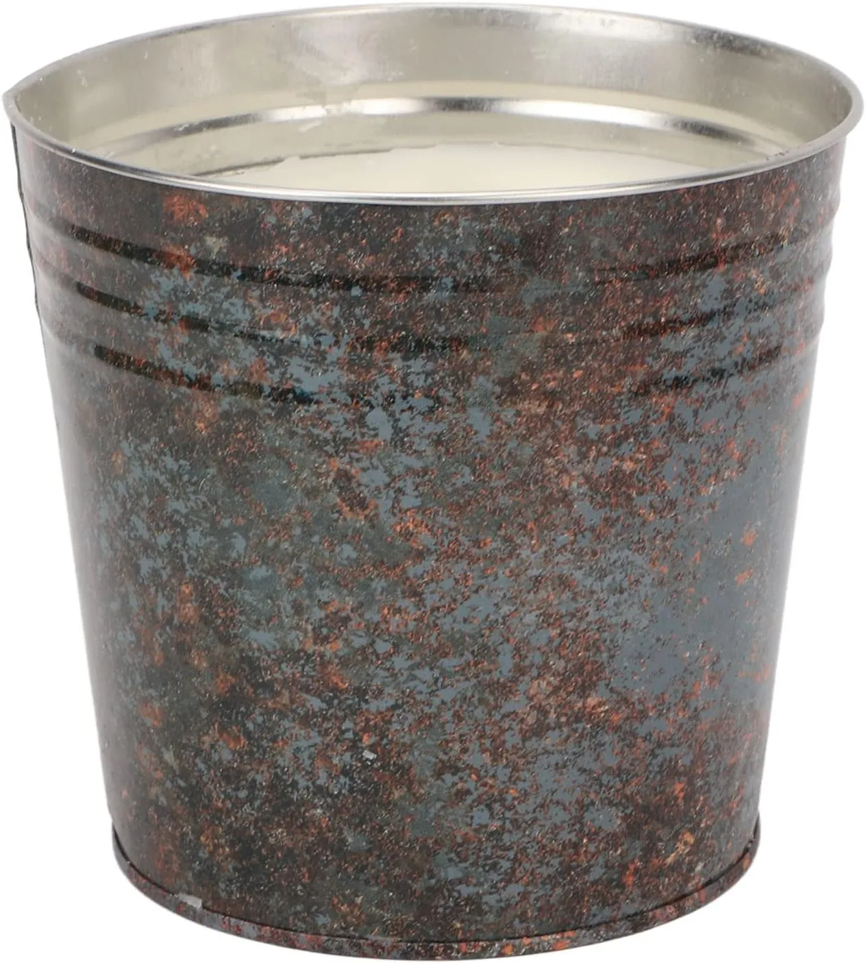 Outdoor Citronella Bucket Candle 3 Wicks Smell Metal Tin Design Therapy Candle Courtyard Dining & Camping Solution