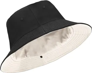 Oversize XXL Cotton Bucket Hat, Unisex Reversible Trendy Fisherman Hats, Double Side Wear Fishing Hat Summer Sun Hat