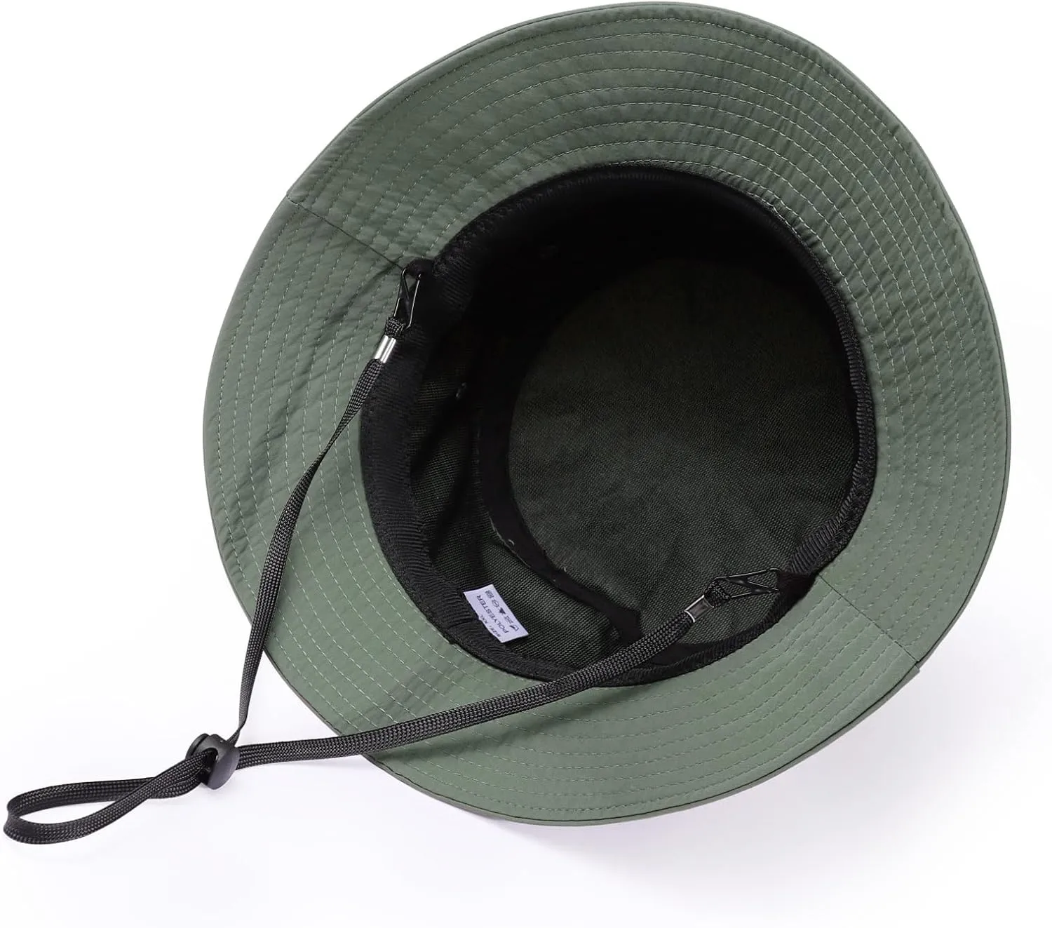 Oversize XXL Mens Quick Dry Bucket Hat, Lightweight Hat with Detachable Chin Strap Water Repellent Fisherman Hat