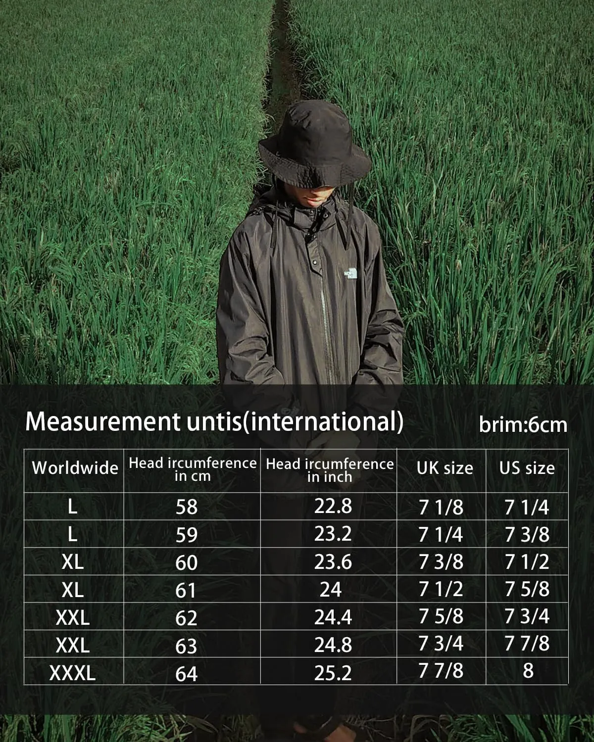 Oversize XXL Quick Dry Bucket Sun Hat,Water Repellent Fisherman Hats,Lightweight Summer Travel Hat with Detachable Chin Strap