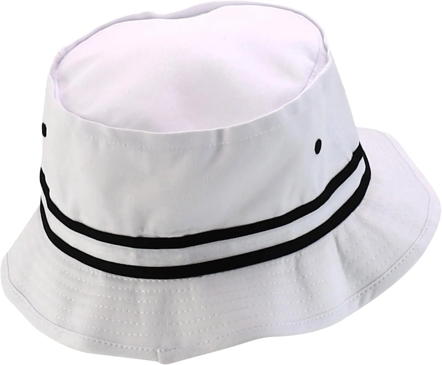Oversized XXL Roll Up Bucket Hat with Stripe Band