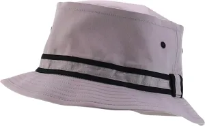 Oversized XXL Roll Up Bucket Hat with Stripe Band
