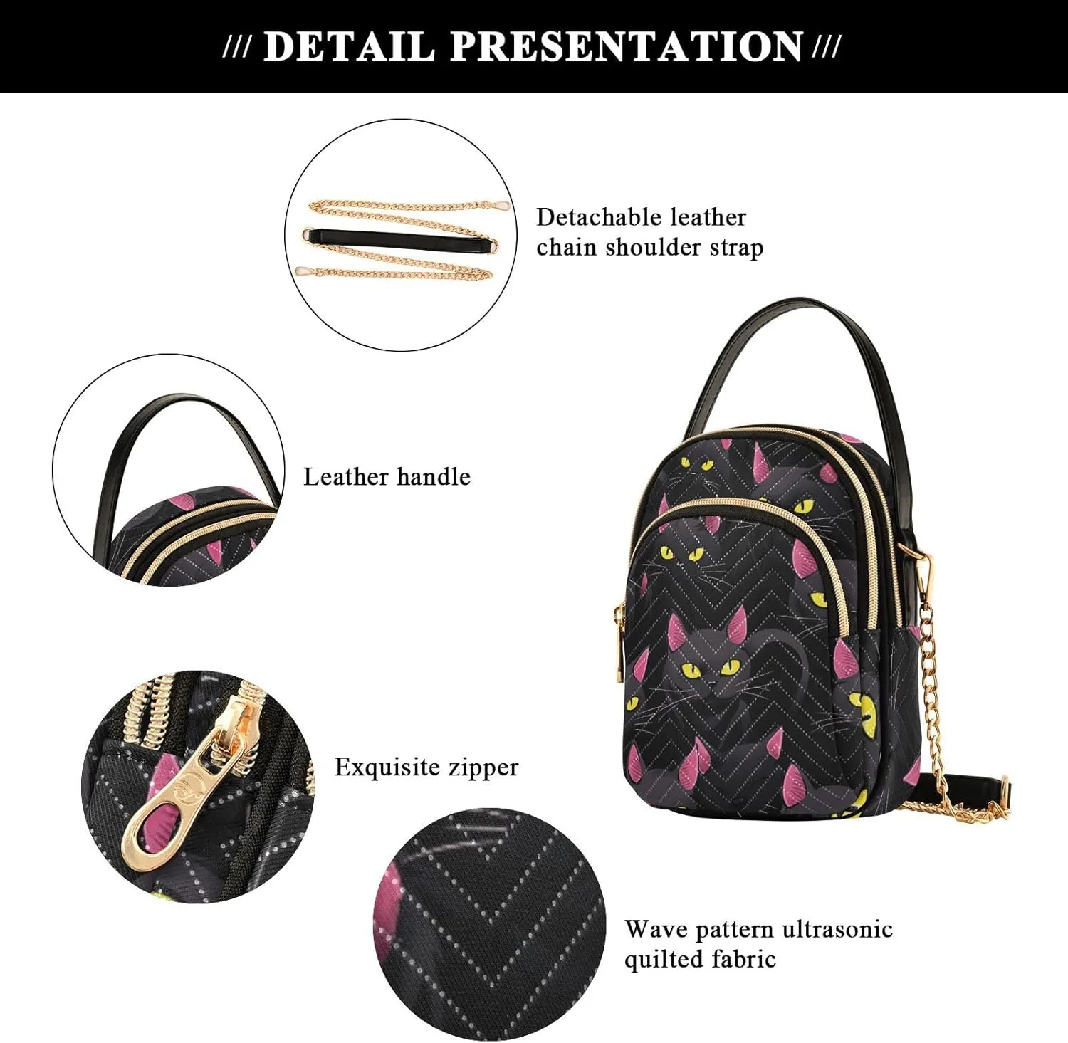 Owl in the Blue Women Crossbody Bags, Lightweight Crossbody Bag Small Handbags for Women Crossbody