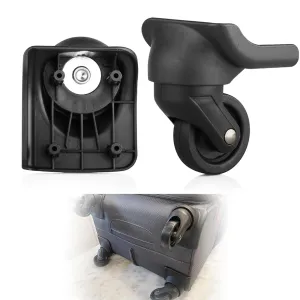 Pair of Replacement Luggage Wheel Repair Suitcase Bag Parts Spinner Wheels for Customs Box, Luggage Repair Wheels with Screws