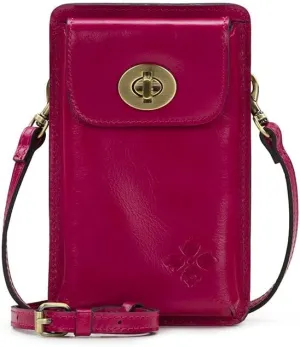 Patricia Nash Felicita Phone Crossbody (Fuchsia)