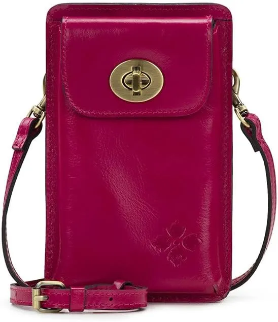 Patricia Nash Felicita Phone Crossbody (Fuchsia)