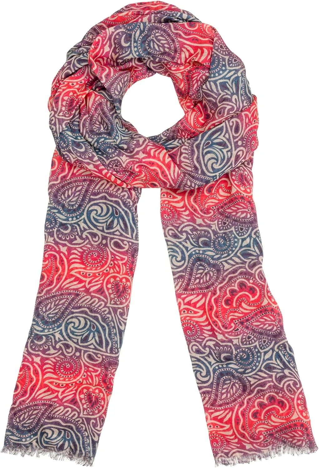 Patricia Nash, Womens, Greek Ombre Print Scarf, Greek Ombre Print, One size