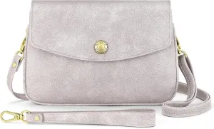 Peacocktion Crossbody Bag for Women Trendy Small PU Leather Cross Body Purse Shoulder Wristlet for Travel