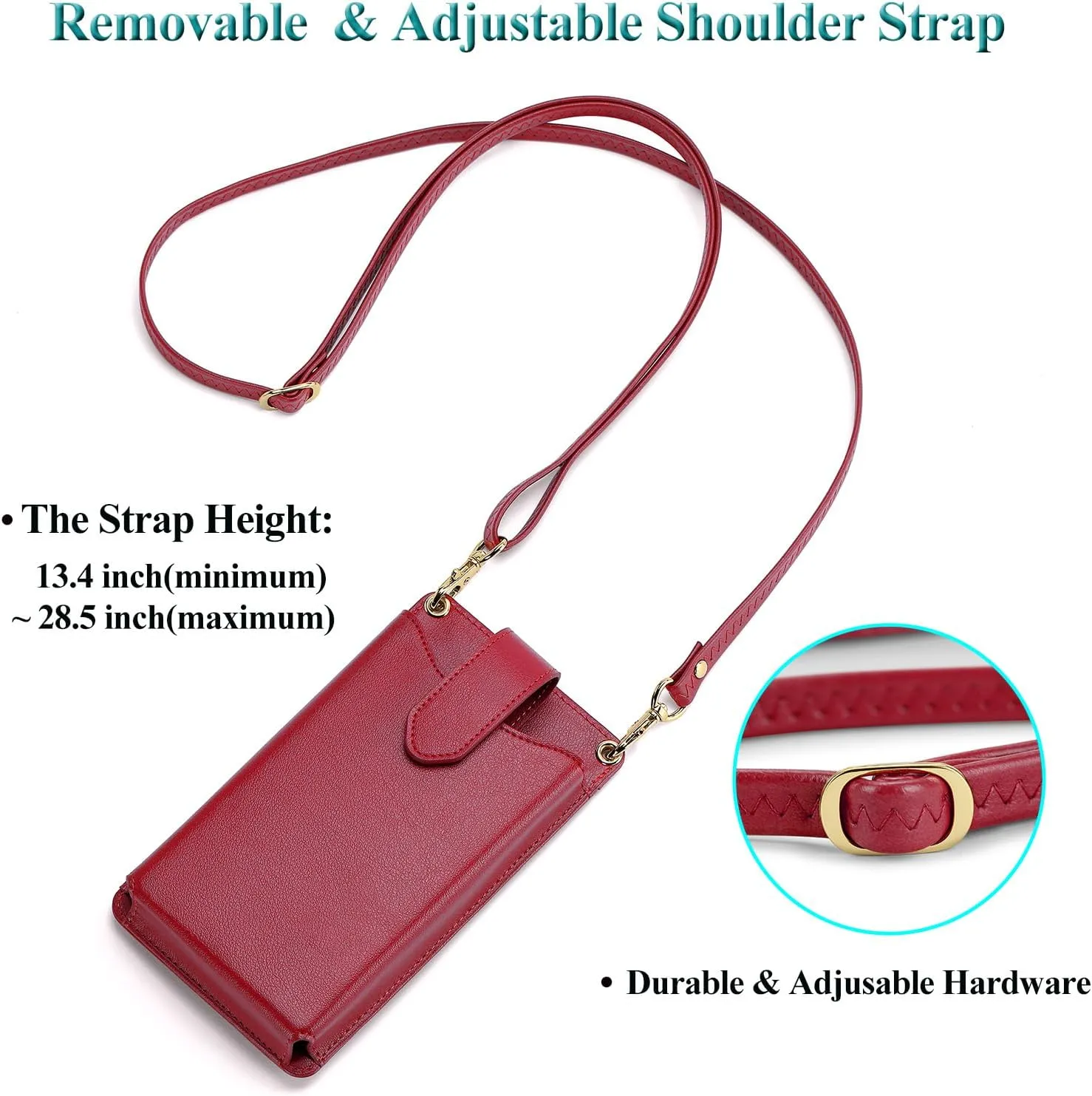 Peacocktion Small Crossbody Cell Phone Purse for Women, Lightweight Mini Small Crossbody Bags for Women with Card Slots