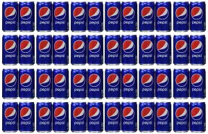 Pepsi Cola Soda 7.5oz Mini Cans 3/8 Packs (24 Cans)