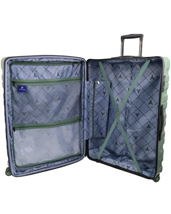 Pierre Cardin 4W Hardside Spinner suitcase 80cm MOSS