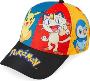 Pokemon Baseball Cap Sunglasses Boys Girls Bucket Hat for Kids Unisex Pikachu Adjustable Strap Summer Accessories