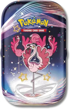 Pokemon Scarlet & Violet Paldean Fates Mini Tin | Flamigo
