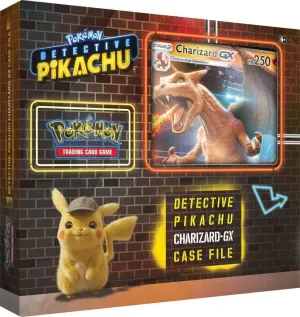 Pokemon TCG: Detective Pikachu Charizard-Gx Case File, Multicolor
