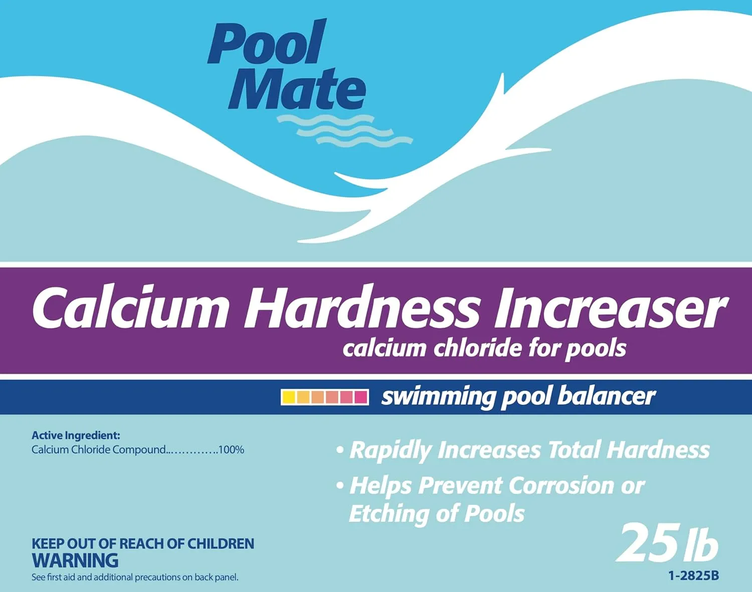 Pool Mate 25-Pounds Premium Calcium Hardness Increaser for Pools, 100% Calcium Chloride