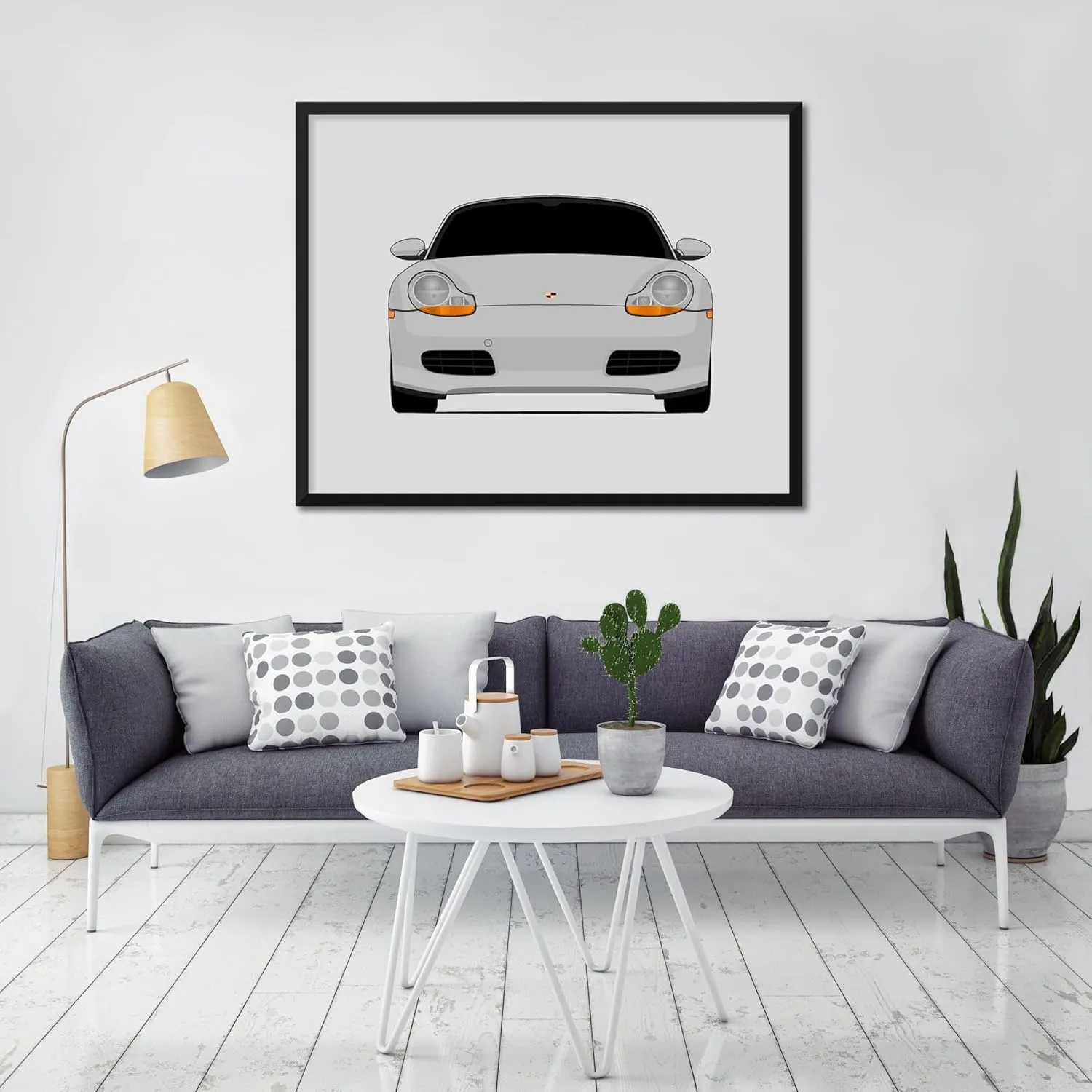 Porsche Boxster 986 (1996-2001) Print Wall Art Decor Handmade - 17x22" Satin Print (Unframed)