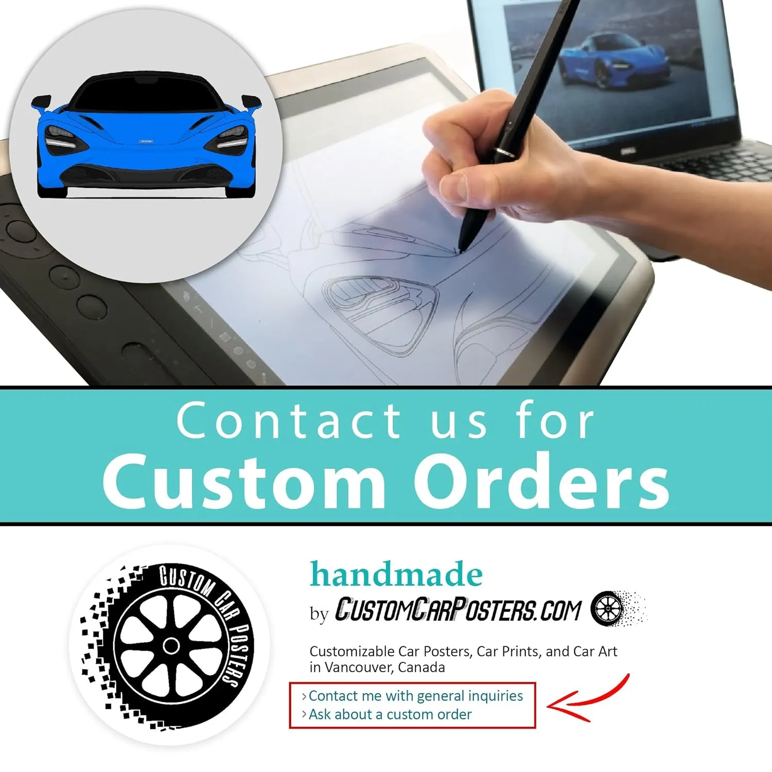 Porsche Boxster 986 (1996-2001) Print Wall Art Decor Handmade - 17x22" Satin Print (Unframed)