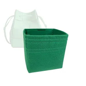 Premium Bag Organizer for Bottega Veneta Cassette Bucket Mini (Handmade/20 Color Options) [Purse Organiser, Liner, Insert, Shaper]