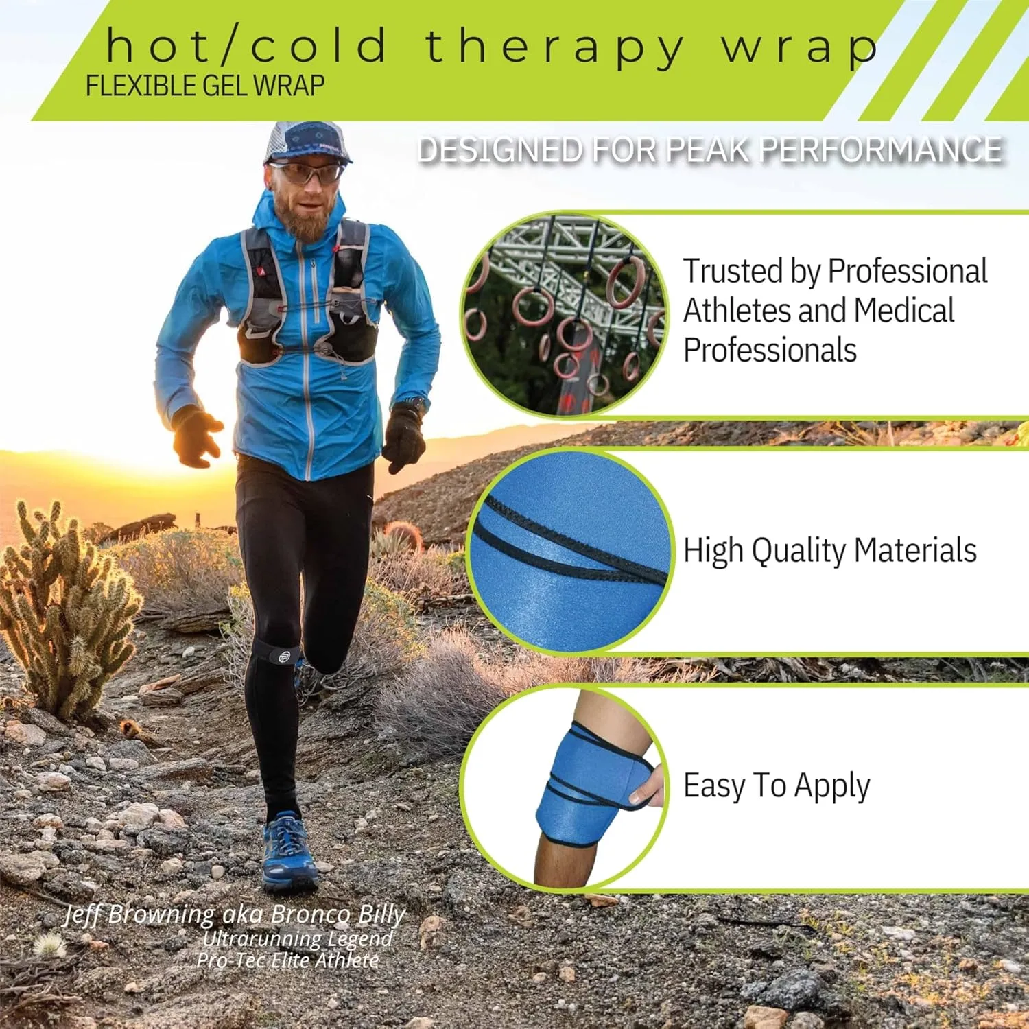 Pro-Tec Athletics Hot/Cold Wrap for Knee and Ankle