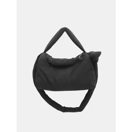 Puffy Nylon Crossbody Bag