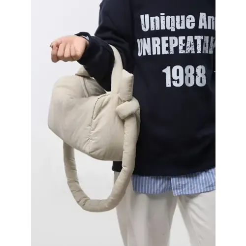 Puffy Nylon Crossbody Bag