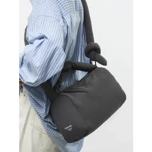 Puffy Nylon Crossbody Bag