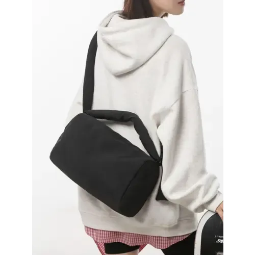 Puffy Nylon Crossbody Bag