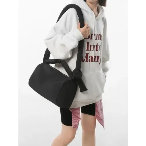 Puffy Nylon Crossbody Bag