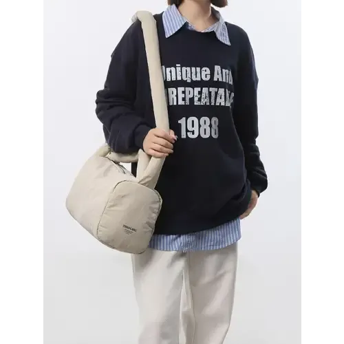 Puffy Nylon Crossbody Bag
