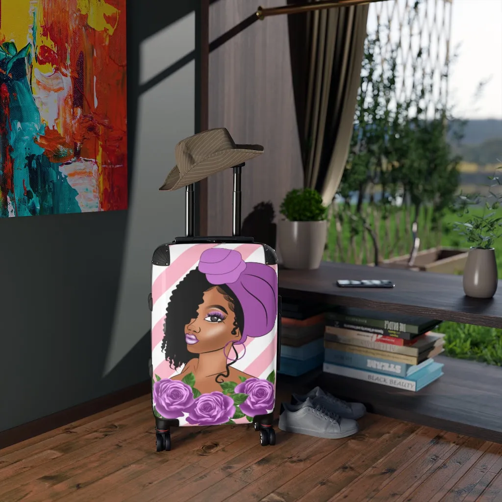 Purple Love Cabin Suitcase