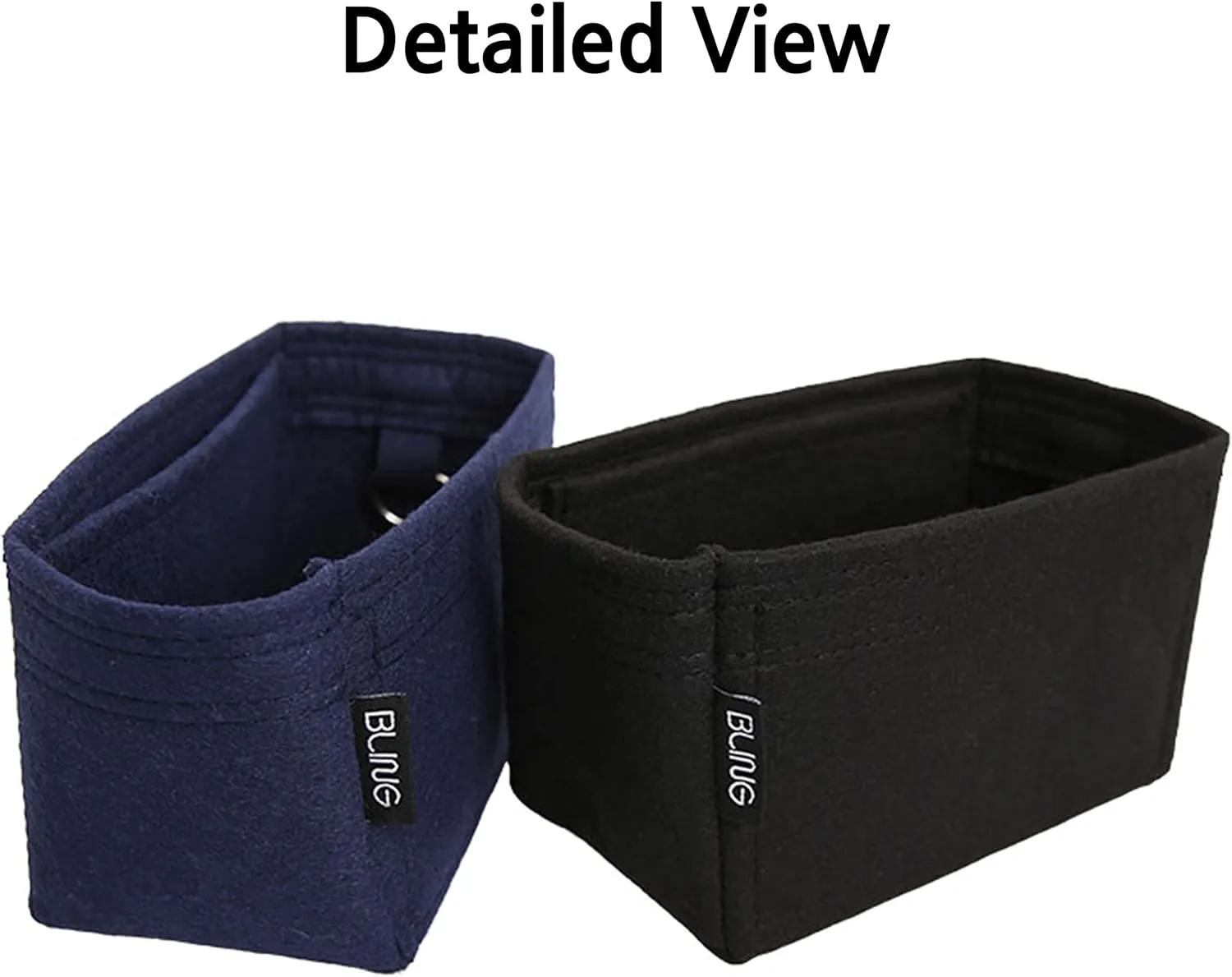 Purse Organizer for Prada Duet Bucket Insert Bag in Bag Shapers