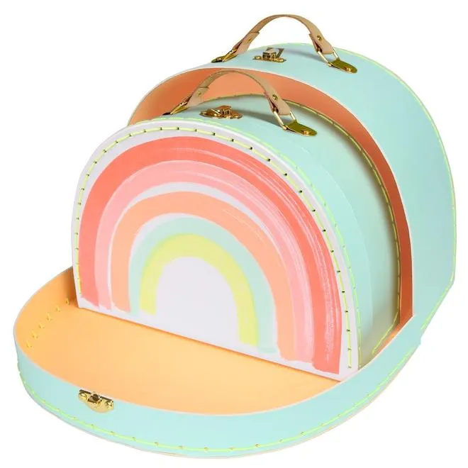 Rainbow Suitcases