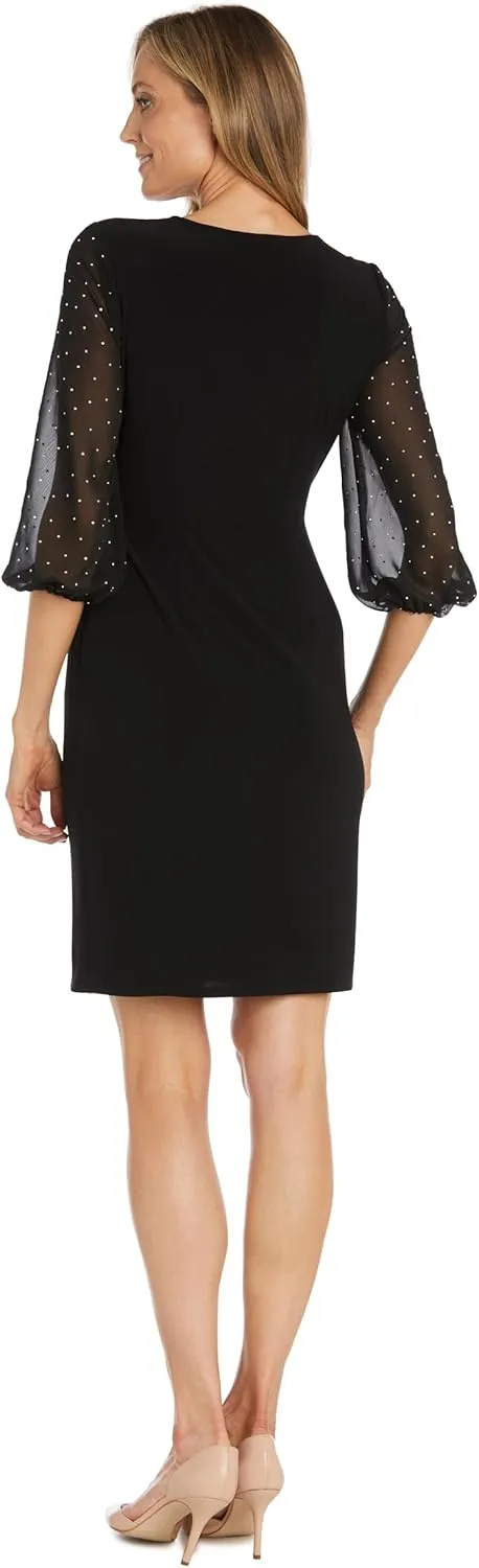 R&M Richards Women's Château Lumière Beaded Gown