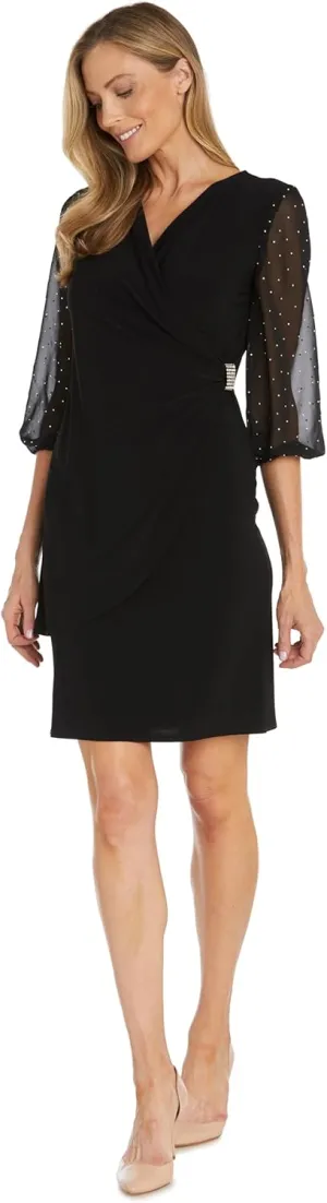 R&M Richards Women's Château Lumière Beaded Gown