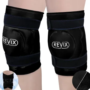 REVIX 20" XXXL Large Gel Ice Pack for Knee, Knee Ice Pack Wrap Around Entire Knee for Post-Workout Recovery, Ease Knee Discomfort and Fatigue, Promote Flexibility and Mobility, 2 Packs