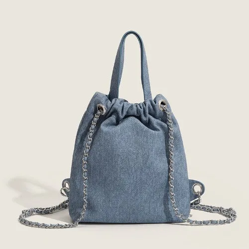 Rivet Chain Bucket Bag