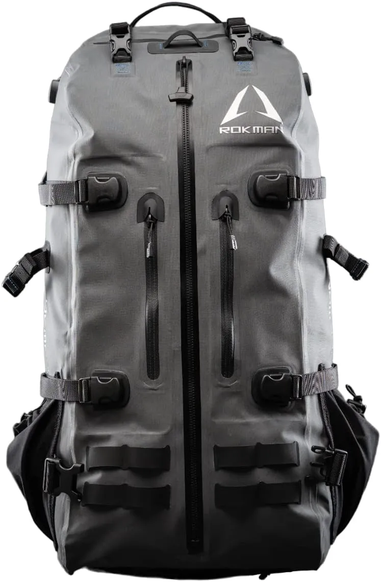 Rokman Hiking, Fishing, Adventure, Travel & Hunting Backpack Waterproof (Quick-Change System) Comfort & Support with Bow/Pistol/Rifle Holder - SCOUT 3800 PACK