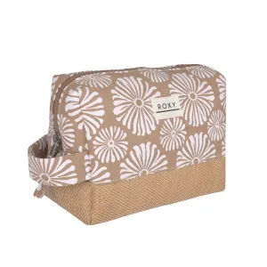 Roxy Women's Small Storage Case | Organizer | Travel | Makeup Bag | Portable | Accessories, Misty Jetties-Portabella Tropical Tile, One Size
