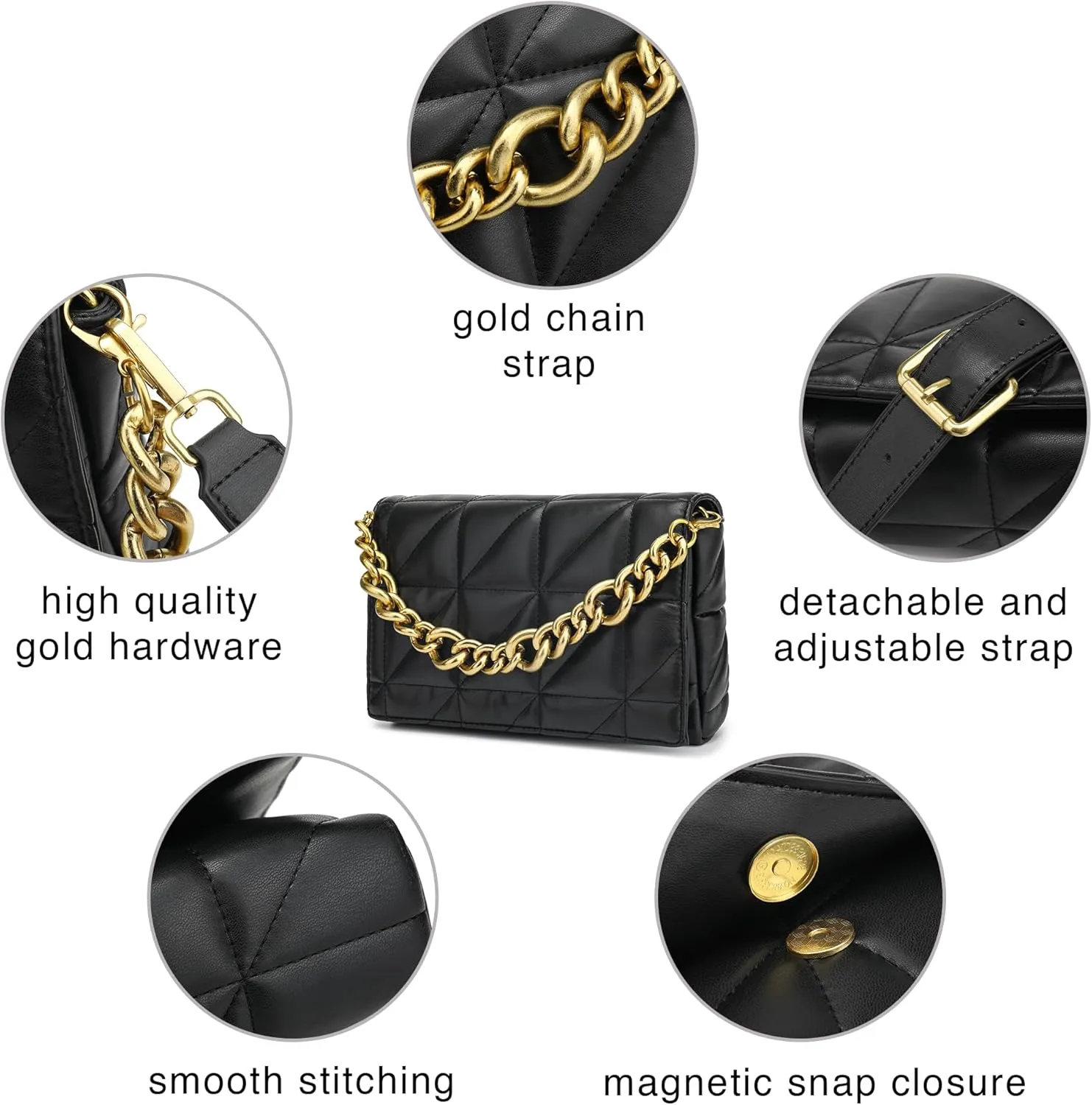 Scarleton Crossbody Bags for Women, Purses for Women, Lightweight Shoulder Bag, Casual Crossbody Bag, H2078
