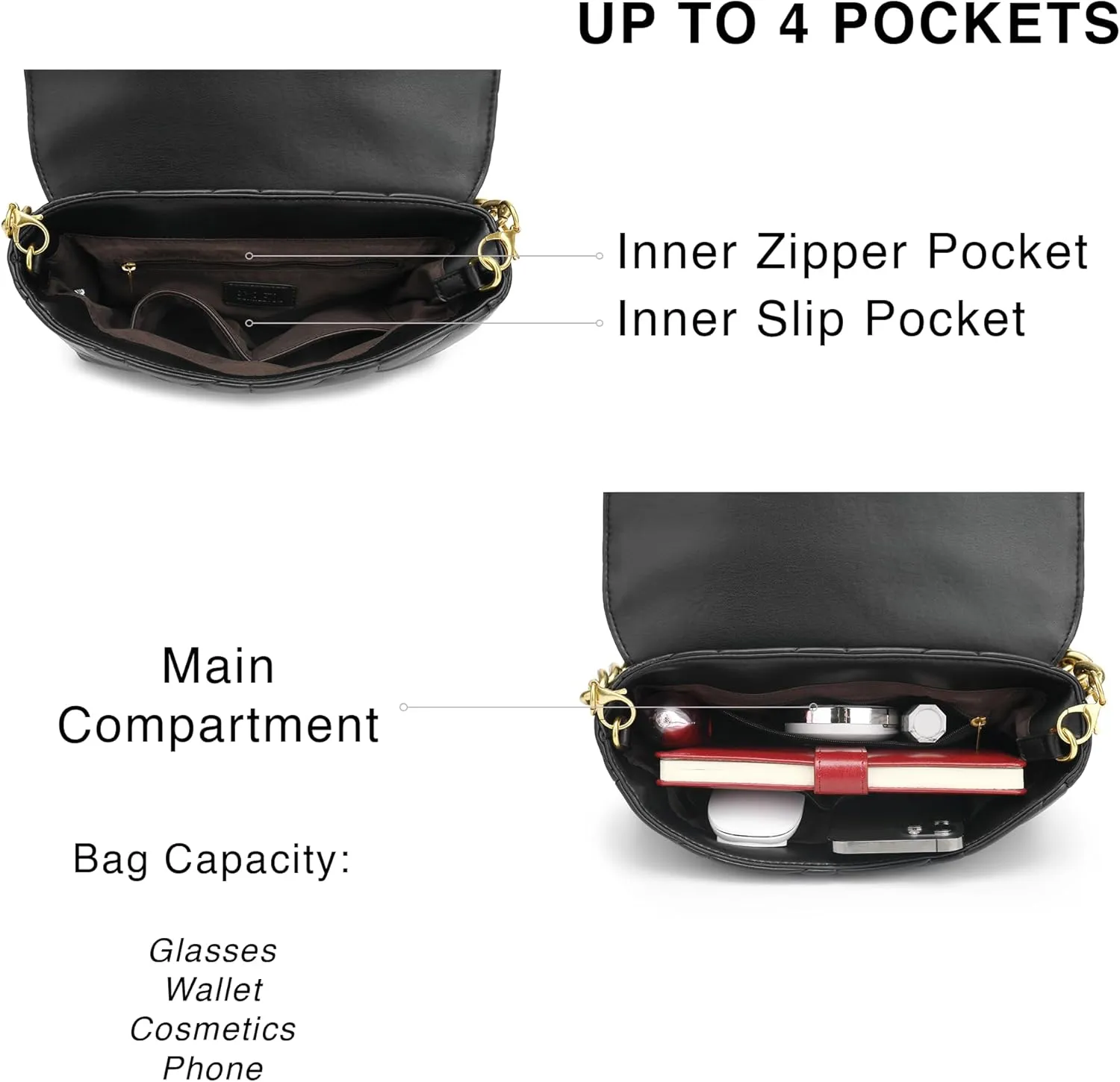 Scarleton Crossbody Bags for Women, Purses for Women, Lightweight Shoulder Bag, Casual Crossbody Bag, H2078
