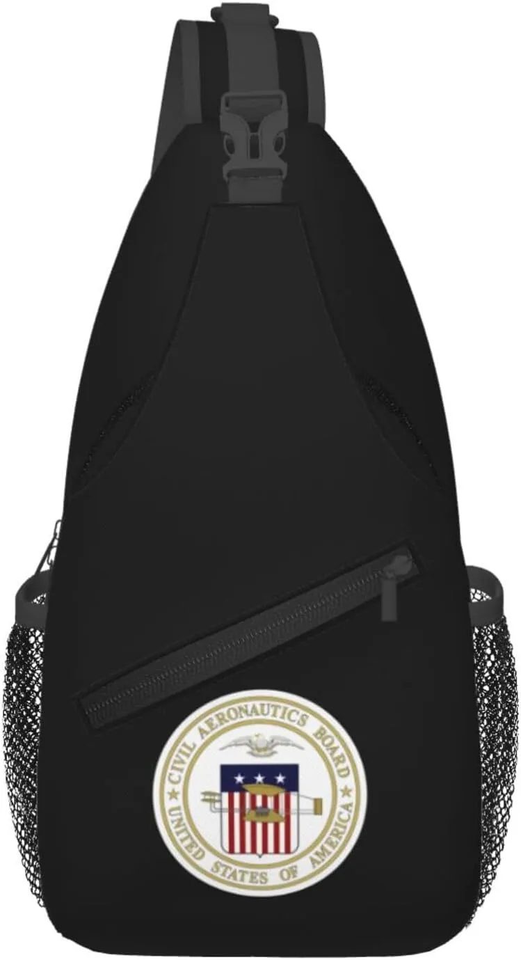 Seal of the United States Civil Aeronautics Board Crossbody Bags For Women Men Chest Backpack Gym Shoulder Bag Travel Outdoor Sports Casual Crossbody Bags
